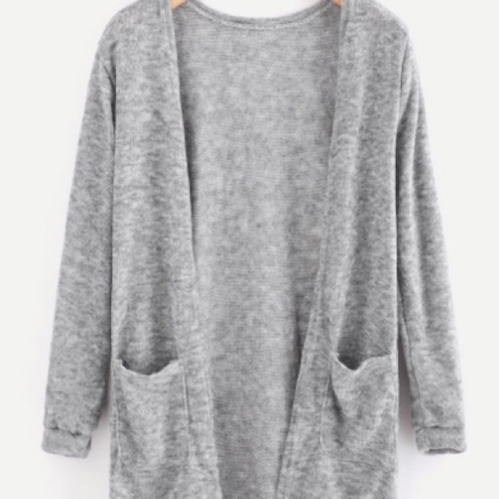 NWT Elegant Gray Cardigan